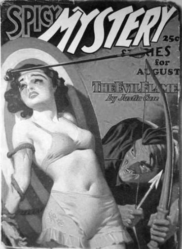 Pulp Fiction Novel Exploitation Art Poster Black and White Mini Poster 11