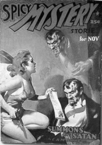Pulp Fiction Novel Exploitation Art Poster Black and White Mini Poster 11