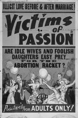 Female Exploitation Black and White poster for sale cheap United States USA