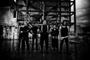 Rammstein black and white poster