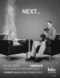 Raw Nerve black and white poster