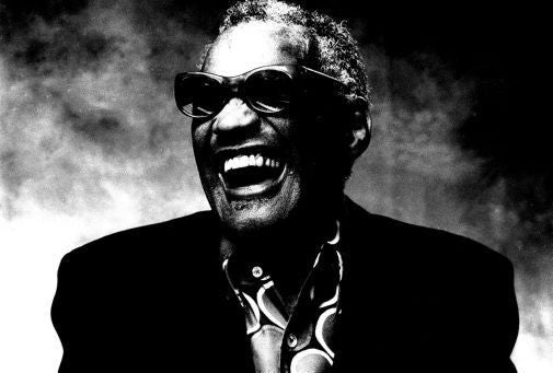 Ray Charles Poster Black and White Mini Poster 11