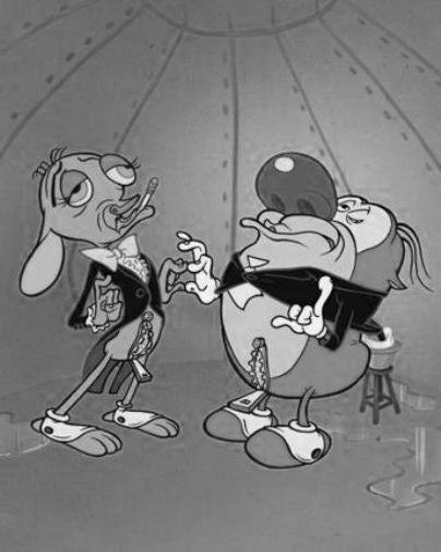 Ren And Stimpy Poster Black and White Mini Poster 11