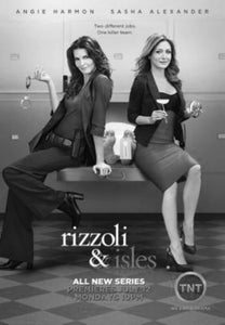 Rizzoli and Isles Poster Black and White Mini Poster 11"x17"