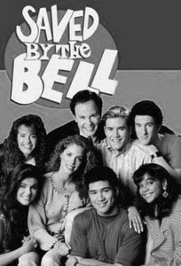 Saved By The Bell black and white poster
