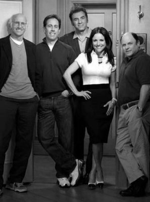 Seinfeld Poster Black and White Mini Poster 11"x17"