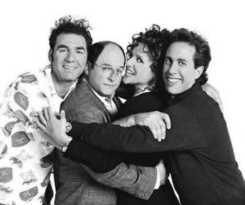 Seinfeld black and white poster