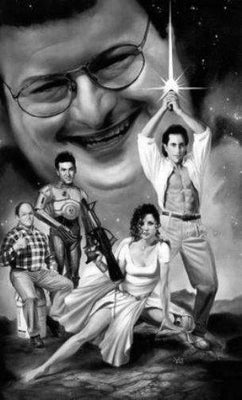 Seinfeld black and white poster