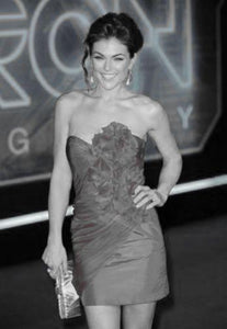 Serinda Swan black and white poster