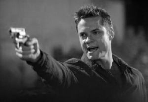 Shane West black and white poster