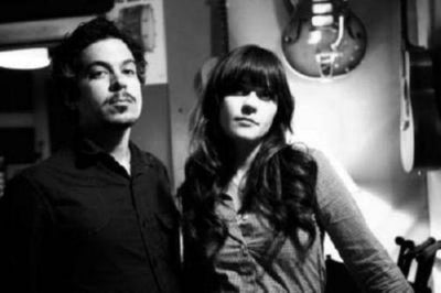 She And Him Poster Black and White Poster 16x24 The Poster Depot