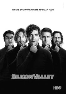 Silicon Valley Poster Black and White Mini Poster 11"x17"