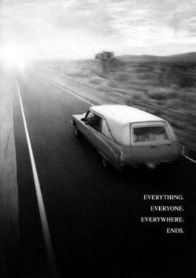 Six Feet Under Poster Black and White Poster 27"x40" The Poster Depot