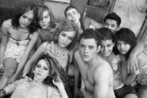 Skins black and white poster