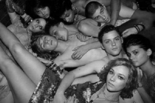 Skins black and white poster