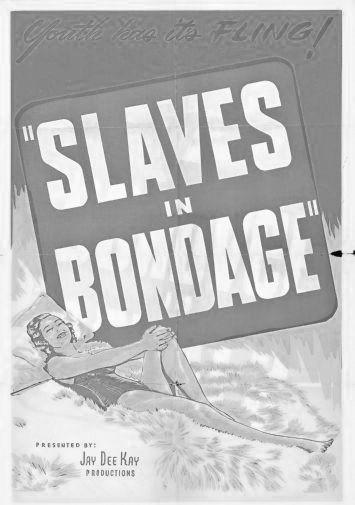 Slaves In Bondage black and white poster