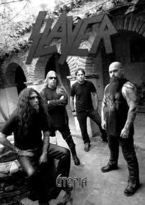 Slayer Poster Black and White Poster On Sale United States