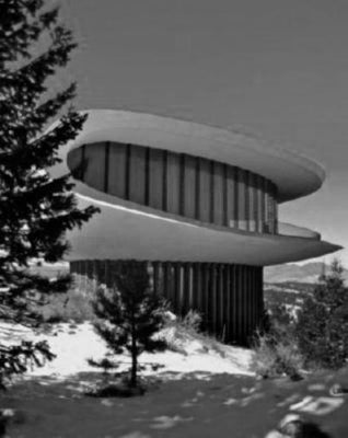 Sleeper House black and white poster
