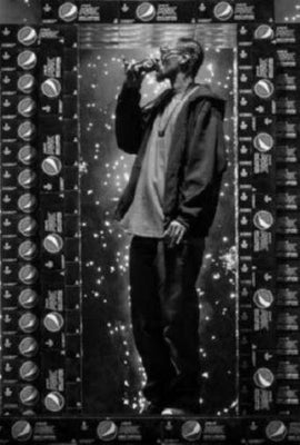 Snoop Dogg black and white poster