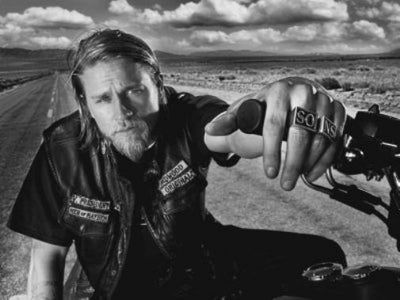 Sons Of Anarchy Black and White Poster 24x36 The Poster Depot