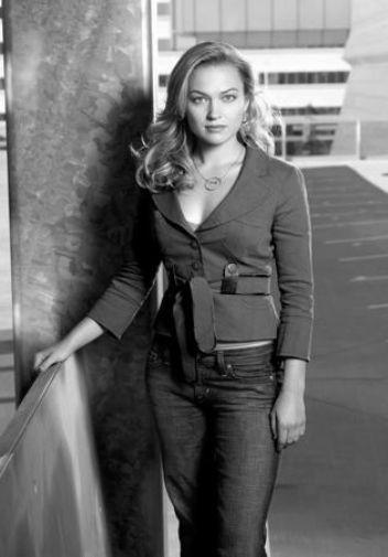 Sophia Myles black and white poster