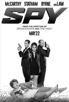 Spy black and white poster