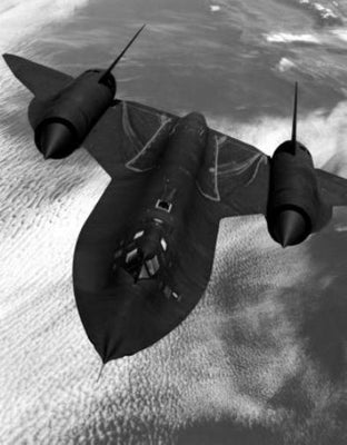 Sr71 Poster Black and White Mini Poster 11"x17" The Poster Depot