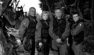 Stargate Sg1 Poster Black and White Mini Poster 11"x17"