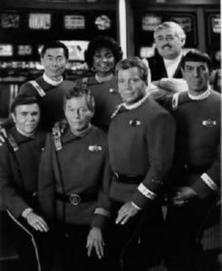 Star Trek Tos Poster Black and White Mini Poster 11"x17"