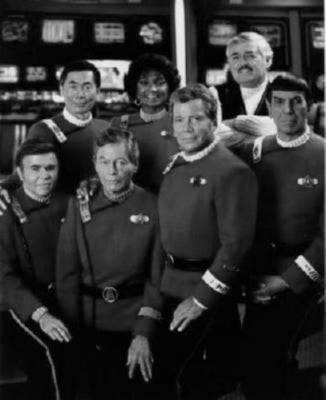 Star Trek Tos Poster Black and White Mini Poster 11"x17"