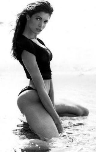 Stephanie Seymour Poster Black and White Poster 16x24 | The Poster Depot The Poster Depot