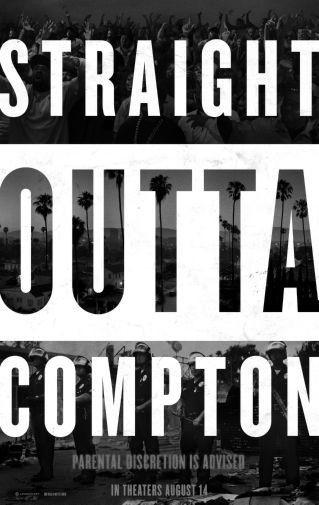 Straight Outta Compton black and white poster