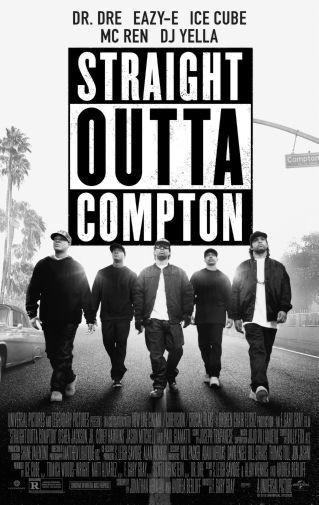 Straight Outta Compton black and white poster
