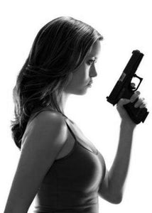 Summer Glau black and white poster