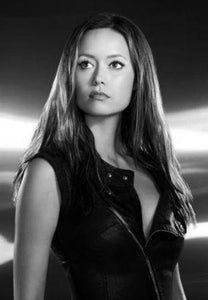 Summer Glau black and white poster