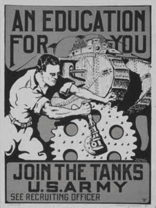 War Propaganda poster tin sign Wall Art