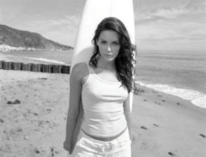 Taylor Cole Poster Black and White Mini Poster 11"x17"