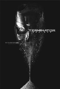 Terminator Genisys black and white poster