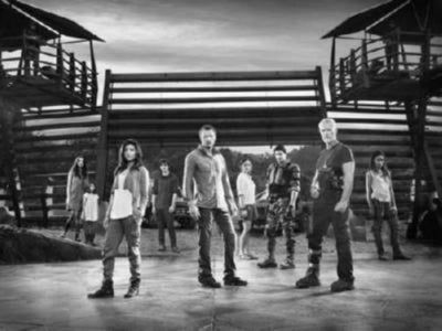 Terra Nova Poster Black and White Mini Poster 11"x17"