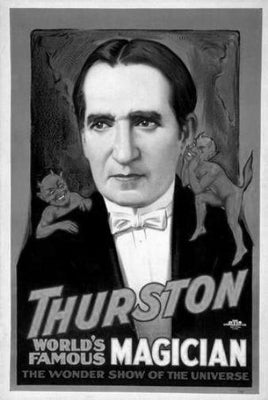 Thurston Magic Poster Black and White Poster 27"x40" The Poster Depot