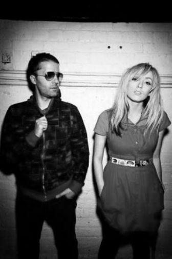 Ting Tings black and white poster
