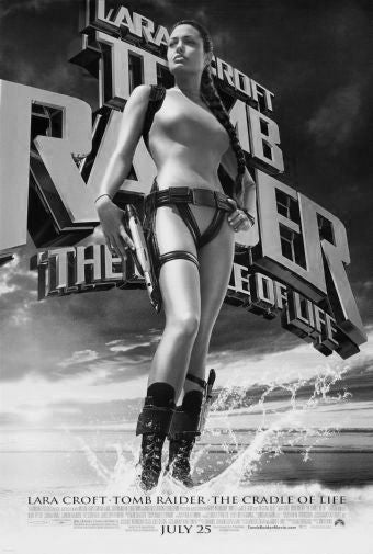 Tomb Raider Circle Of Life Black and White poster for sale cheap United States USA