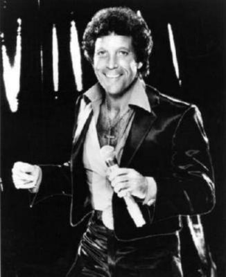 Tom Jones black and white poster