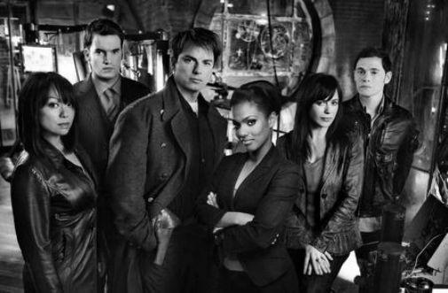 Torchwood black and white poster