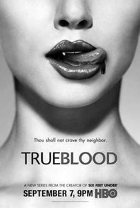 True Blood black and white poster