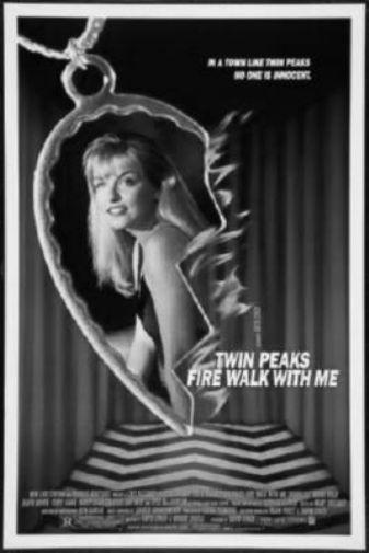 Twin Peaks black and white poster