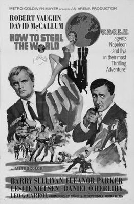 Man From Uncle Poster Black and White Poster 16x24 The Poster Depot