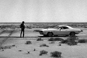 Vanishing Point black and white poster