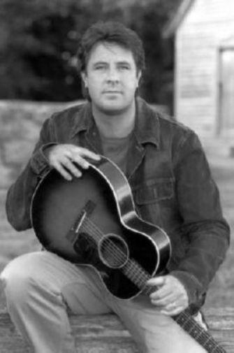 Vince Gill black and white poster