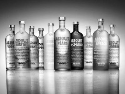 Vodka Poster Black and White Mini Poster 11"x17"